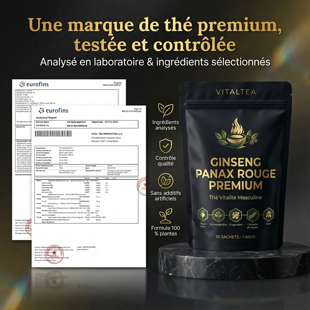 Vitalité Masculine – Thé Énergie et Performance