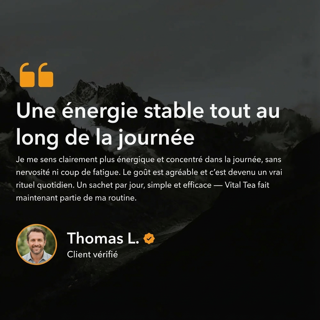 Vitalité Masculine – Thé Énergie et Performance