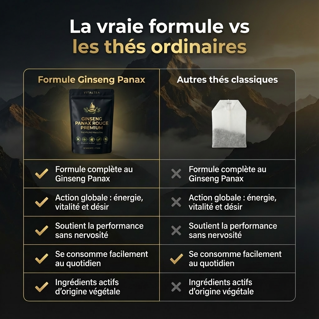 Vitalité Masculine – Thé Énergie et Performance