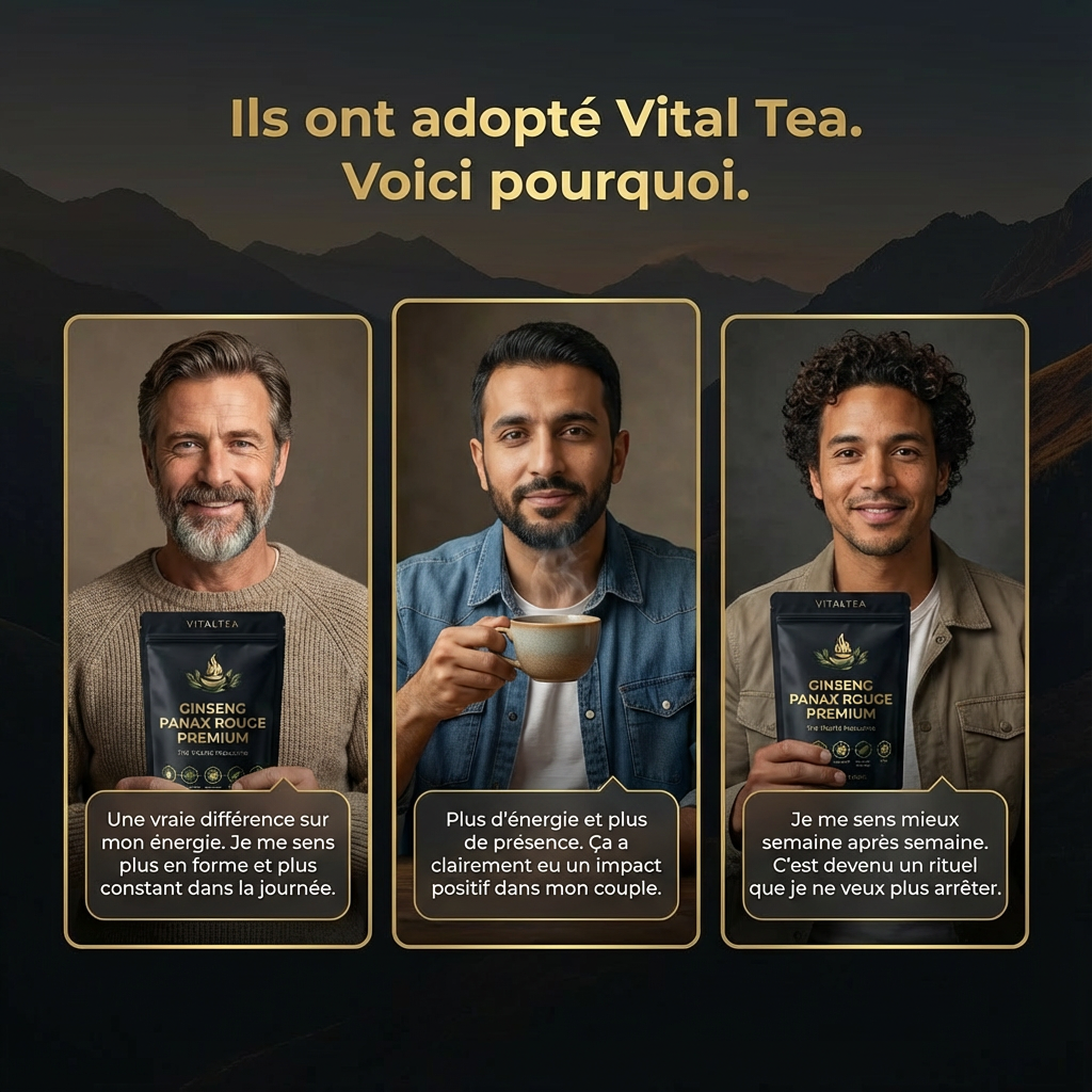 Vitalité Masculine – Thé Énergie et Performance