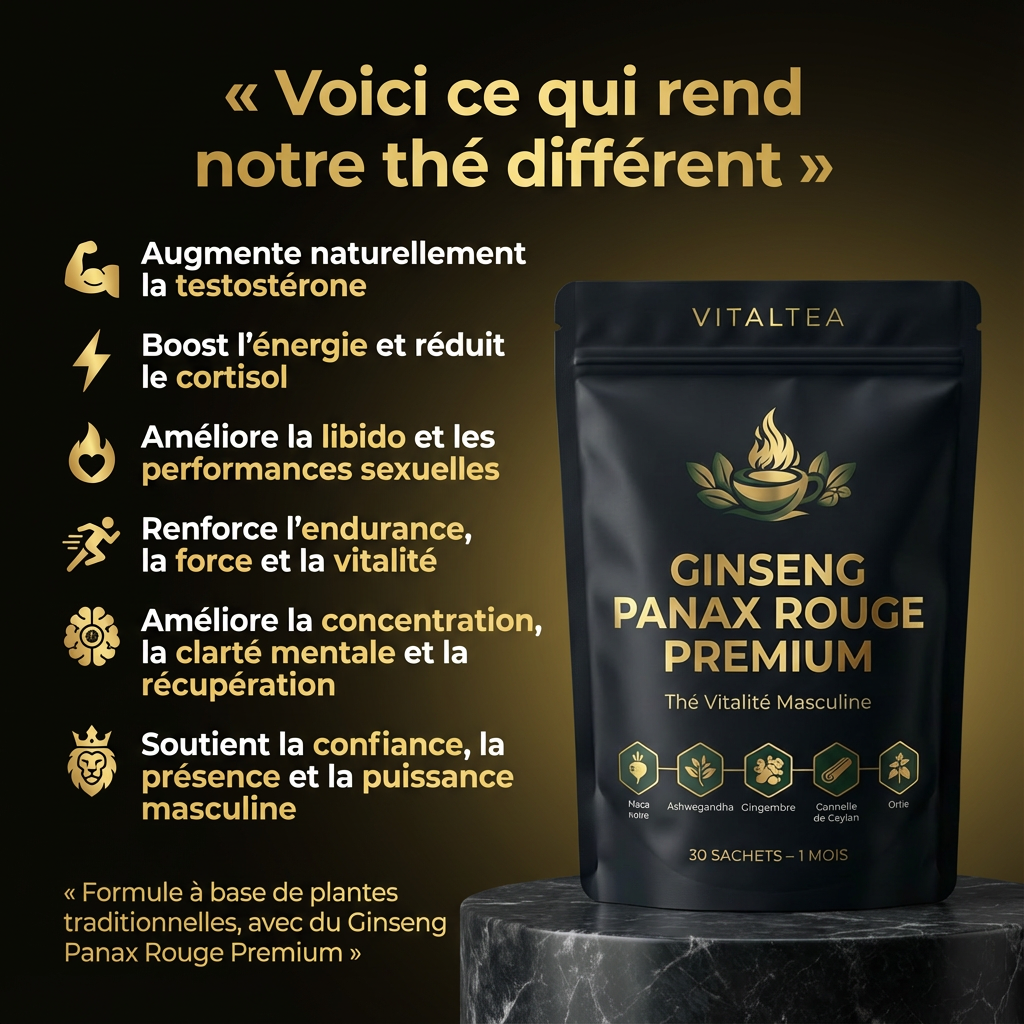Vitalité Masculine – Thé Énergie et Performance
