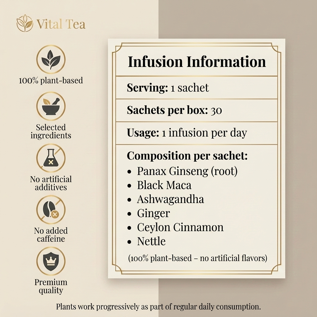 Masculine Vitality – Energy & Performance Tea