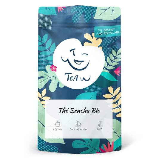 Sachet 100g Thé Vert Sencha BIO vrac Vital Tea